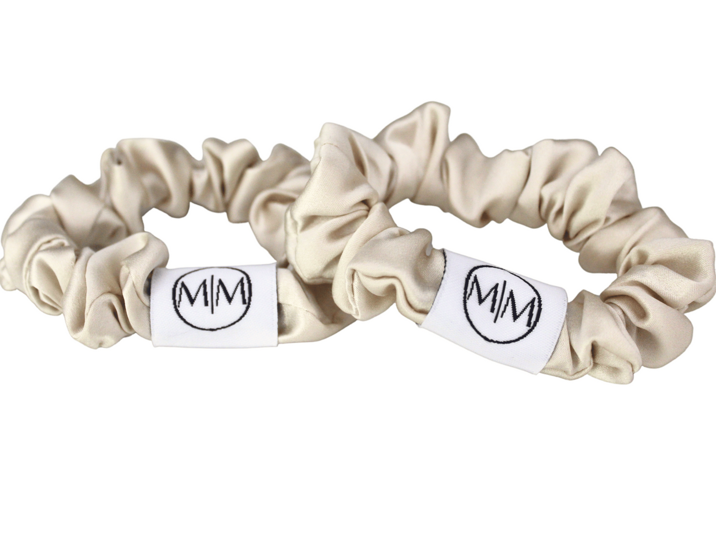 100% Mulberry Silk Heatless Curling Headband and Scrunchie Set