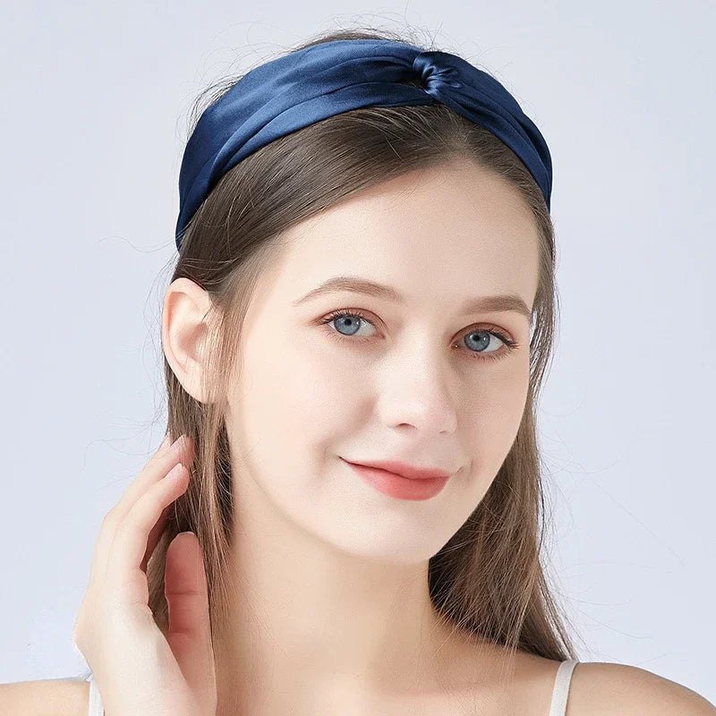 100% Pure Mulberry Silk Luxurious Twist Headband