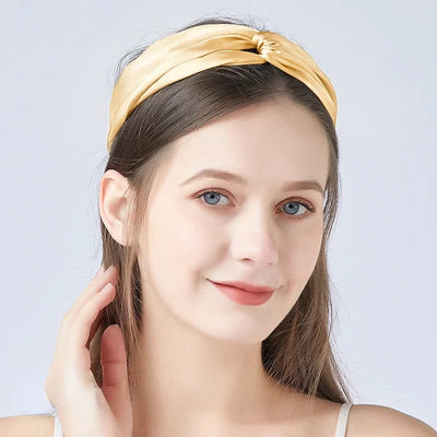 100% Pure Mulberry Silk Luxurious Twist Headband