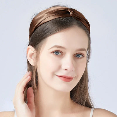 100% Pure Mulberry Silk Luxurious Twist Headband