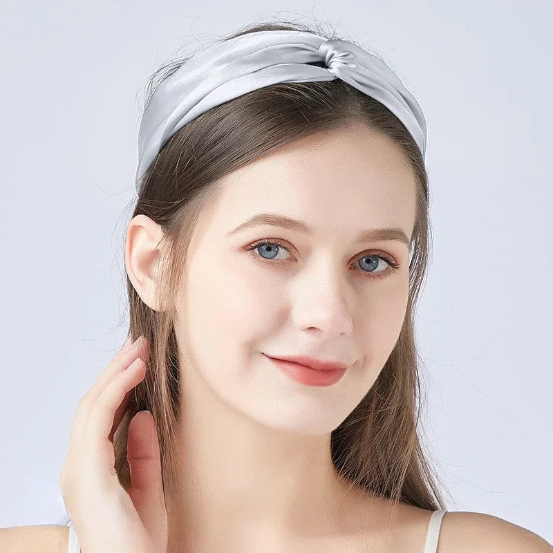 100% Pure Mulberry Silk Luxurious Twist Headband