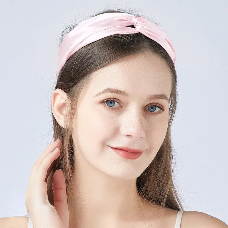 100% Pure Mulberry Silk Luxurious Twist Headband