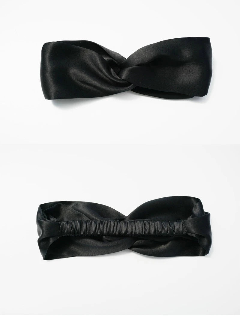 100% Pure Mulberry Silk Luxurious Twist Headband