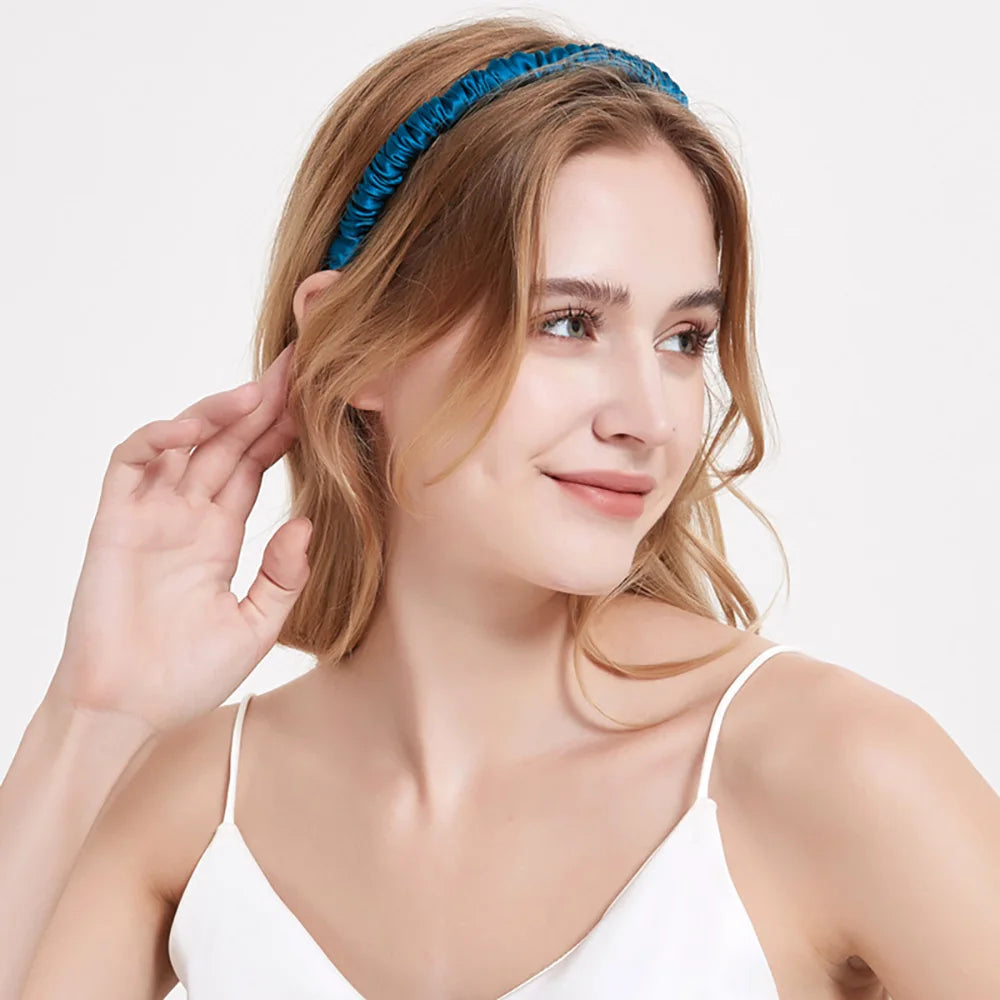 100% Mulberry Silk Hair Hoop Band Headbands