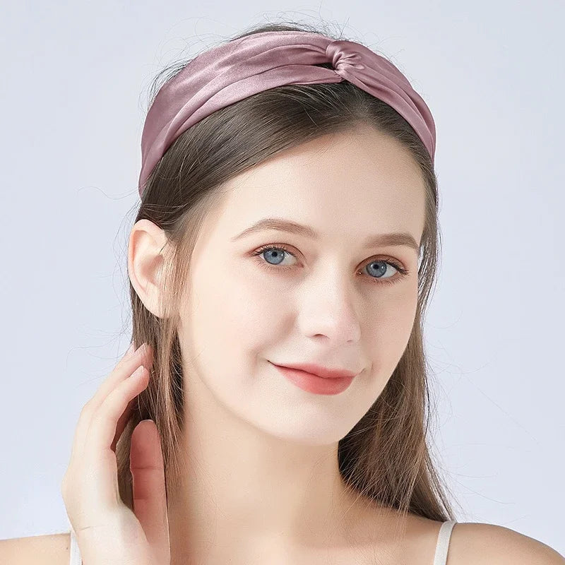 100% Pure Mulberry Silk Luxurious Twist Headband