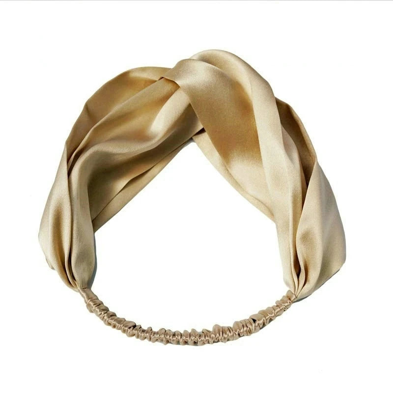 100% Pure Mulberry Silk Luxurious Twist Headband