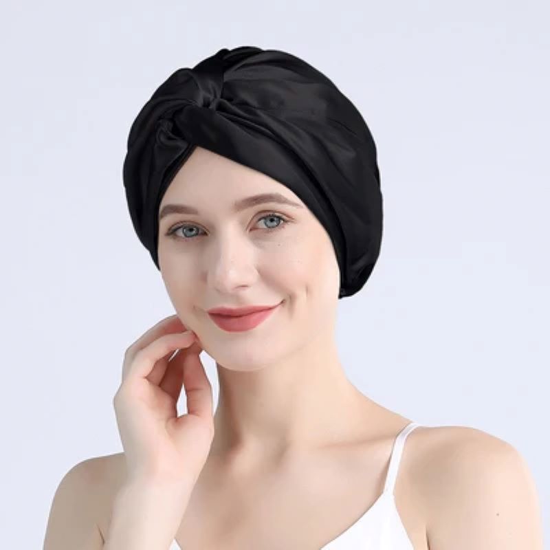 100% Mulberry Silk- Double Layer Bonnet